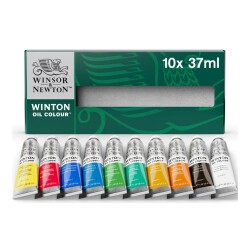 Winsor & Newton Winton Yağlı Boya Tanıtım Seti 10 Renk x 37 ml - 1