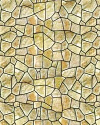 Yeşil Moloz Taş Desenli Karton Duvar 1/100 3 Adet - Eshel