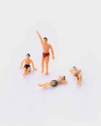 Yüzücü İnsan Figürleri 1/200 6 Adet - Eshel