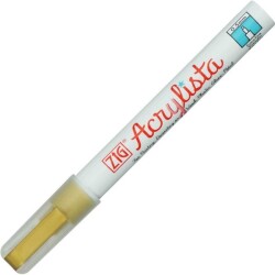 Zig Acrylista Marker Akrilik Boyama Kalemi 0.5 mm Fine Uç ALTIN - 1