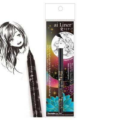 Zig ai Liner Ultra Fine Brush İnce Fırça Uçlu Kalem Siyah - 1