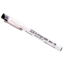 Zig Calligraphy Pen YAN KESİK Kaligrafi Kalemi 1.0 mm Siyah - 1