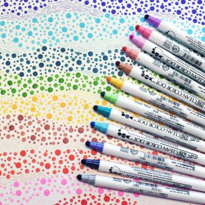 Zig Clean Color Dot Mandala Kalemi 12 RENK - 1