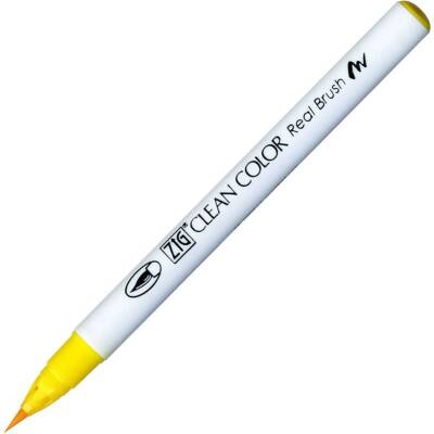 Zig Clean Color Real Brush Fırça Uçlu Marker Kalem 050 Yellow - 1