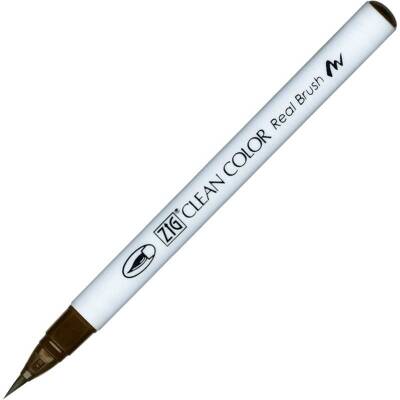 Zig Clean Color Real Brush Fırça Uçlu Marker Kalem 065 Mid Brown - 1