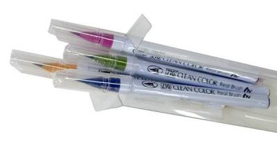 Zig Clean Color Real Brush Fırça Uçlu Marker Kalem 4 RENK SET DEEP - 1
