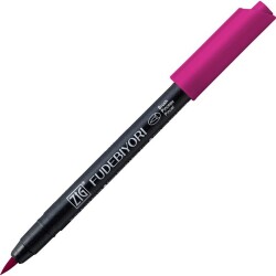 Zig Fudebiyori Brush Pen Fırça Uçlu Kalem 27 DARK PINK - 1
