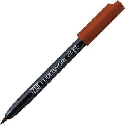 Zig Fudebiyori Brush Pen Fırça Uçlu Kalem 60 BROWN - 1