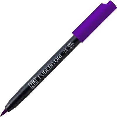 Zig Fudebiyori Brush Pen Fırça Uçlu Kalem 84 DEEP VIOLET - 1