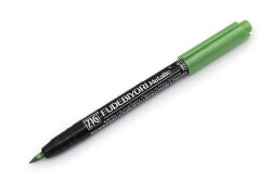 Zig Fudebiyori Metallic Brush Pen Yaldızlı Fırça Uçlu Marker Kalem LIGHT GREEN - 1