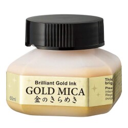 Zig Gold Mica Metalik Altın Mürekkep 60 ml. - 1