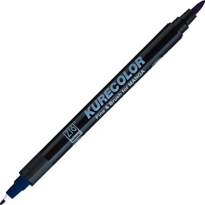 Zig Kurecolor Fine & Brush for MANGA Marker Çizim Kalemi 368 Deep Blue - 1