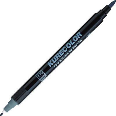 Zig Kurecolor Fine & Brush for MANGA Marker Çizim Kalemi 824 Blue Gray - 1