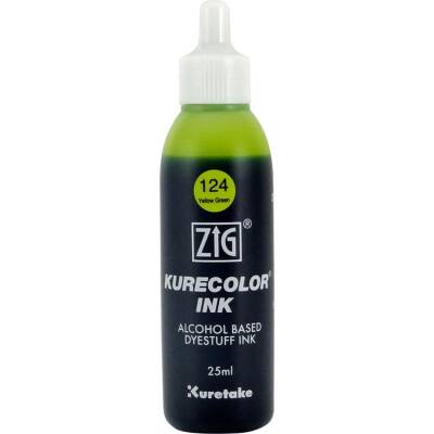 Zig Kurecolor Ink Alkol Bazlı Mürekkep (124) 125 YELLOWGREEN - 1