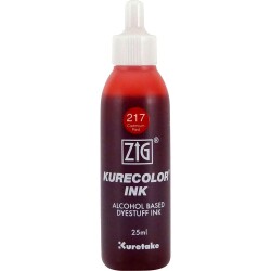 Zig Kurecolor Ink Alkol Bazlı Mürekkep 217 CADMIUM RED - 1