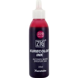 Zig Kurecolor Ink Alkol Bazlı Mürekkep 229 DARK PINK - 1