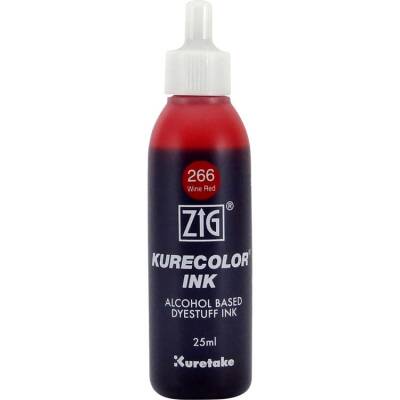 Zig Kurecolor Ink Alkol Bazlı Mürekkep 266 WINE RED - 1