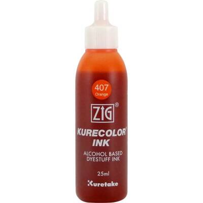 Zig Kurecolor Ink Alkol Bazlı Mürekkep 407 ORANGE - 1