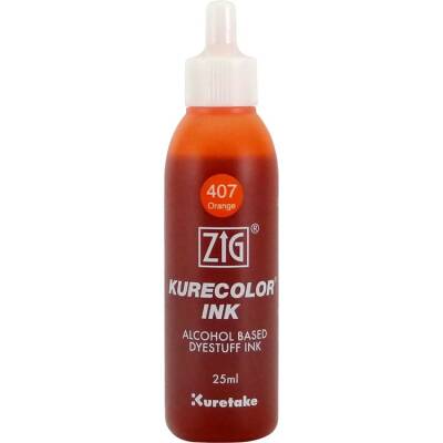 Zig Kurecolor Ink Alkol Bazlı Mürekkep 407 ORANGE - 1