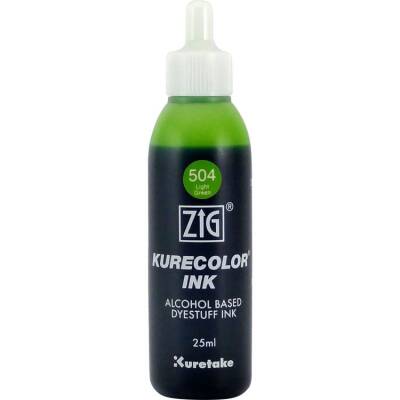 Zig Kurecolor Ink Alkol Bazlı Mürekkep 504 LIGHT GREEN - 1