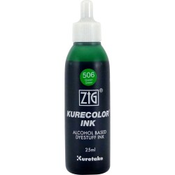 Zig Kurecolor Ink Alkol Bazlı Mürekkep 506 OCEAN GREEN - 1