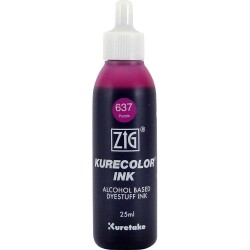 Zig Kurecolor Ink Alkol Bazlı Mürekkep 637 PURPLE - 1