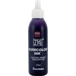 Zig Kurecolor Ink Alkol Bazlı Mürekkep 665 DEEP PINK - 1