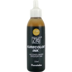 Zig Kurecolor Ink Alkol Bazlı Mürekkep 736 MUSTARD - 1