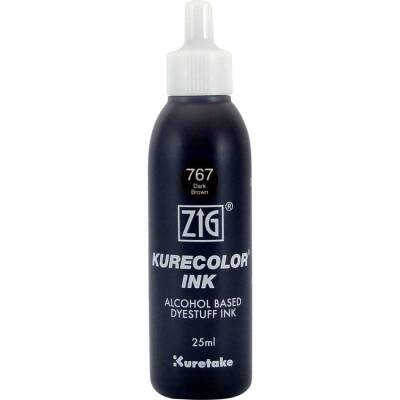 Zig Kurecolor Ink Alkol Bazlı Mürekkep 767 DARK BROWN - 1