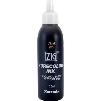 Zig Kurecolor Ink Alkol Bazlı Mürekkep 769 DEEP BROWN - 1