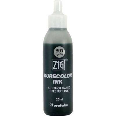 Zig Kurecolor Ink Alkol Bazlı Mürekkep 801 LIGHT GRAY - 1