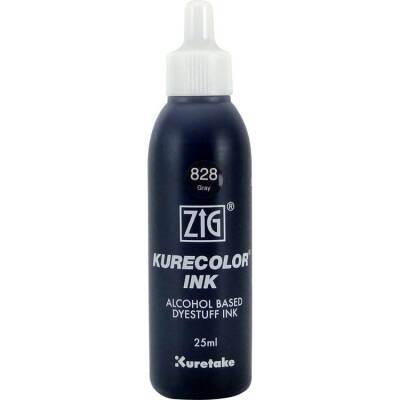 Zig Kurecolor Ink Alkol Bazlı Mürekkep 828 GRAY - 1