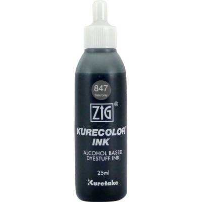 Zig Kurecolor Ink Alkol Bazlı Mürekkep 847 SLATE GRAY - 1