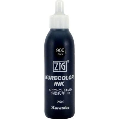 Zig Kurecolor Ink Alkol Bazlı Mürekkep 900 BLACK - 1