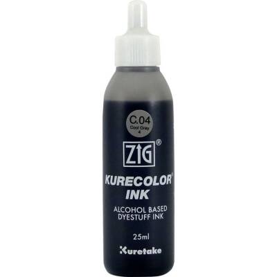 Zig Kurecolor Ink Alkol Bazlı Mürekkep C04 COOL GRAY 4 - 1