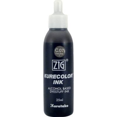 Zig Kurecolor Ink Alkol Bazlı Mürekkep C07 COOL GRAY 7 - 1