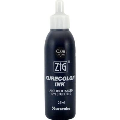 Zig Kurecolor Ink Alkol Bazlı Mürekkep C09 COOL GRAY 9 - 1