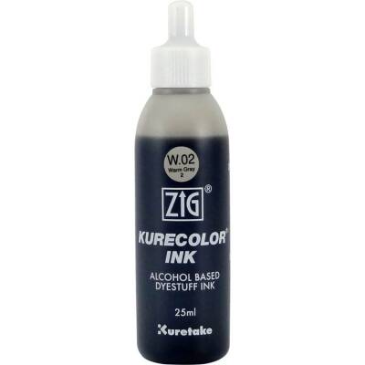 Zig Kurecolor Ink Alkol Bazlı Mürekkep W02 WARM GRAY 2 - 1