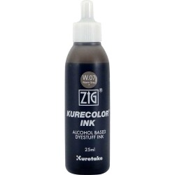 Zig Kurecolor Ink Alkol Bazlı Mürekkep W07 WARM GRAY 7 - 1