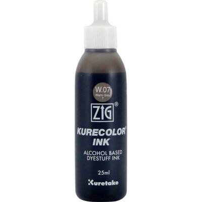 Zig Kurecolor Ink Alkol Bazlı Mürekkep W07 WARM GRAY 7 - 1