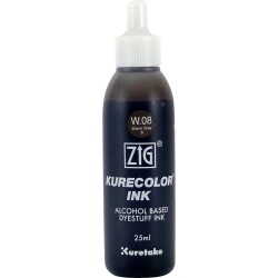 Zig Kurecolor Ink Alkol Bazlı Mürekkep W08 WARM GRAY 8 - 1