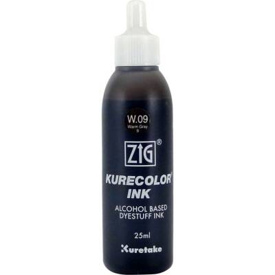 Zig Kurecolor Ink Alkol Bazlı Mürekkep W09 WARM GRAY 9 - 1