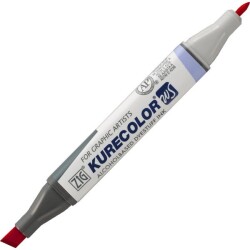 Zig Kurecolor Twin S Grafik Çizim Kalemi 208 Carmine Red - 1