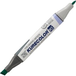 Zig Kurecolor Twin S Grafik Çizim Kalemi 534 Turquoise Green - 1