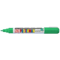 Zig Posterman Waterproof Boyama Markeri Fine Uç 1 mm GREEN - 1