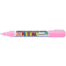 Zig Posterman Waterproof Boyama Markeri Fine Uç 1 mm PINK - 1